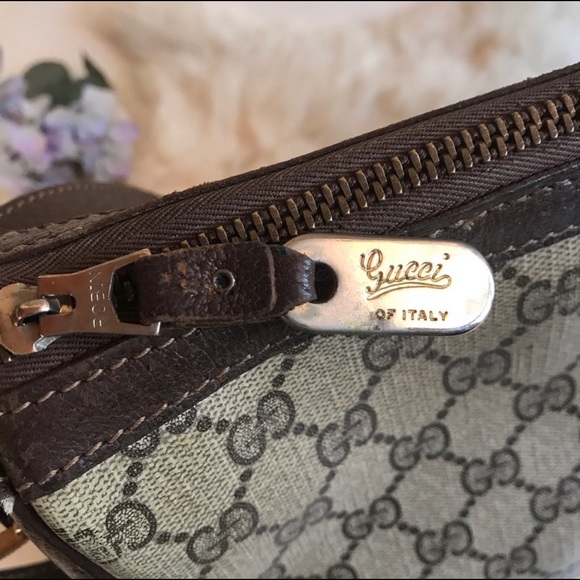 Vintage Gucci GG Supreme Striped Luggage Bag - Picture 8 of 16